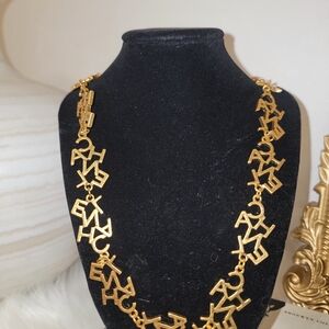 Gold Statement Chanel Necklace